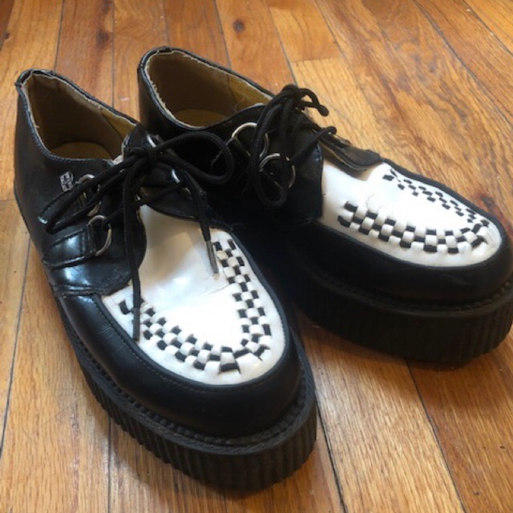 Black & White TUK Mondo Creepers